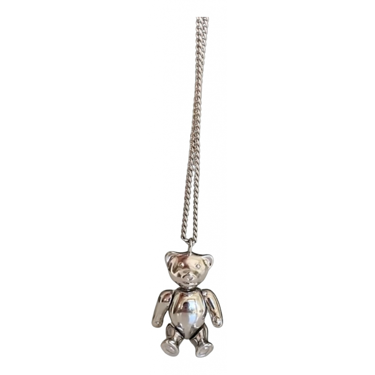 Silver necklace Dior Homme Silver in 